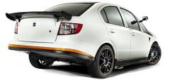 Tylny zderzak Suzuki SXForce Concept uniesiony wysoko w górę